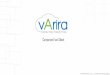 vArira corporate fact sheet