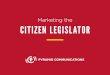 Marketing the Citizen Legislator 2015