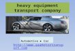 heavy equipment transport Over Sized shipping services company
