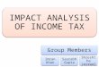 Impact analysis of income tax