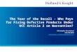 Recall UCC Article 2 Presentation