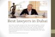 Best lawyers in dubai