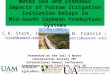 Water Use and Economic Impacts of Furrow Irrigation