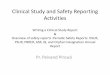 Professor Peivand Pirouzi - International clinical study and safety reporting activities - Publication, Canada - All rights reserved