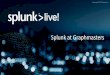 SplunkLive! Munich 2015 - Graphmasters