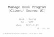 Manage book project