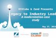 Legacy to industry leader: a modernization case study