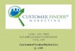 Customer Finder Marketing - Marketing for OB-Gyns PowerPoint