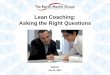 Coaching: Asking the Right Questions