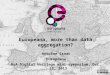 Europeana, more than data aggregation?