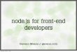 node.js for front-end developers