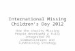 International missing childrens day 2012   clare cook - missing people