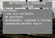 Batteries & charging system