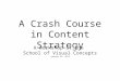 Intro to Content Strategy: January 2013
