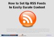 How to Set Up RSS Feeds to Easily Curate Content