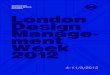 London Design Management Week 2012