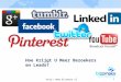Online en Social Media Tips: Facebook, LinkedIn, Twitter, Youtube