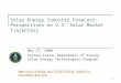 DOE Solar Energy Industry Forecast
