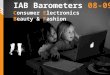 Digital barometer consumer electronics, beauty and fashion