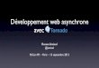 Programmation web asynchrone avec Tornado