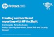 Creating custom threat reporting with HP ArcSight