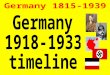 Germany 1918 133 timeline