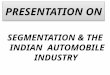 segmentation & indian automobile industry