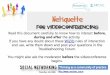 Social Networking Netiquette for Videoconferencing