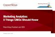 Marketing Analytics: 5 Things Every CMO Should Know