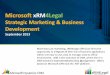 xRM4Legal Strategic Marketing & Business Development Capability