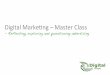 Online Advertising Master Class - Workshop on Advertising