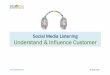Social Media Listening for Customer Insights