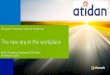 Microsoft Vision and Roadmap - The New Era in the Workplace from Atidan