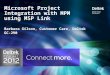 Deltek Insight 2012: Microsoft Project Integration with MPM Using MSP Link