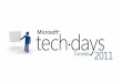 TechDays Montreal 2011 - Keynote