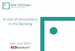 The role of innovations in the banking business