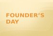Founder’s day