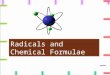 radicals and chemical formulae