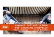 Developing a National Support Infrastructure for Learning Analytics at JISC