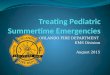 Treating pediatric summertime emergencies