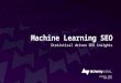 Machine learning seo for 2013
