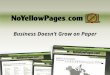Business doesn\'t Grow on Paper
