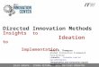 Directed Innovation for Innova-CON