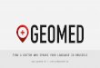Geomed - Find a Doctor Who Speaks Your Language in Brussels