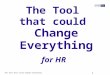 The Tool that could Change Everything for Human Resource
