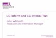LG Inform and LG Inform Plus | Juliet Whitworth | November 2014
