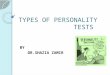 Types of personality tests