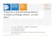 5 keys for a new EU energy Policy | AEEE Conference, Tenerife