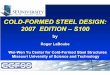 2012.02.01 - Cold-Formed Steel Design 2007 Edition - S100
