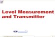 3. Level Measurement and Transmitter